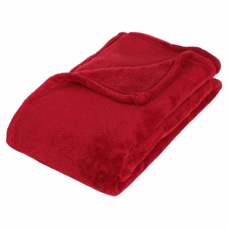 XXXL FLEECEDECKE Rot