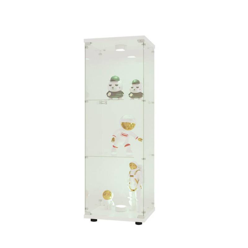 XXXL GLASVITRINE Weiß