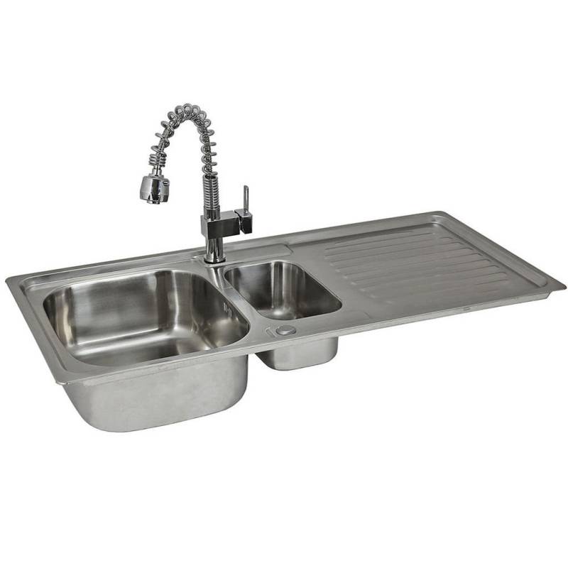 XXXL KÜCHENSPÜLE Silber