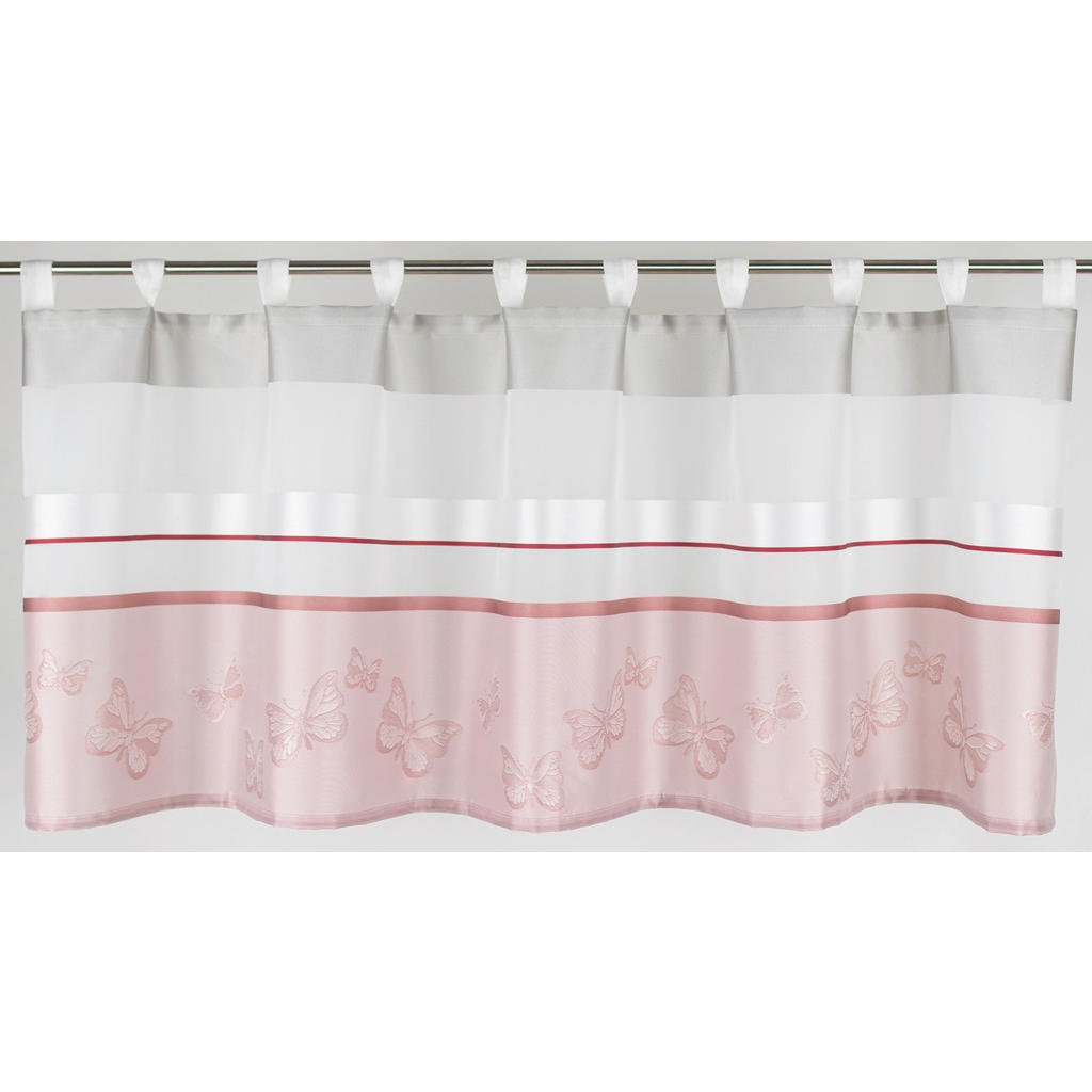 XXXLutz KURZGARDINE Weiß, Pink, Hellgrau, Magenta XXXLutz KURZGARDINE Weiß, Pink, Hellgrau, Magenta