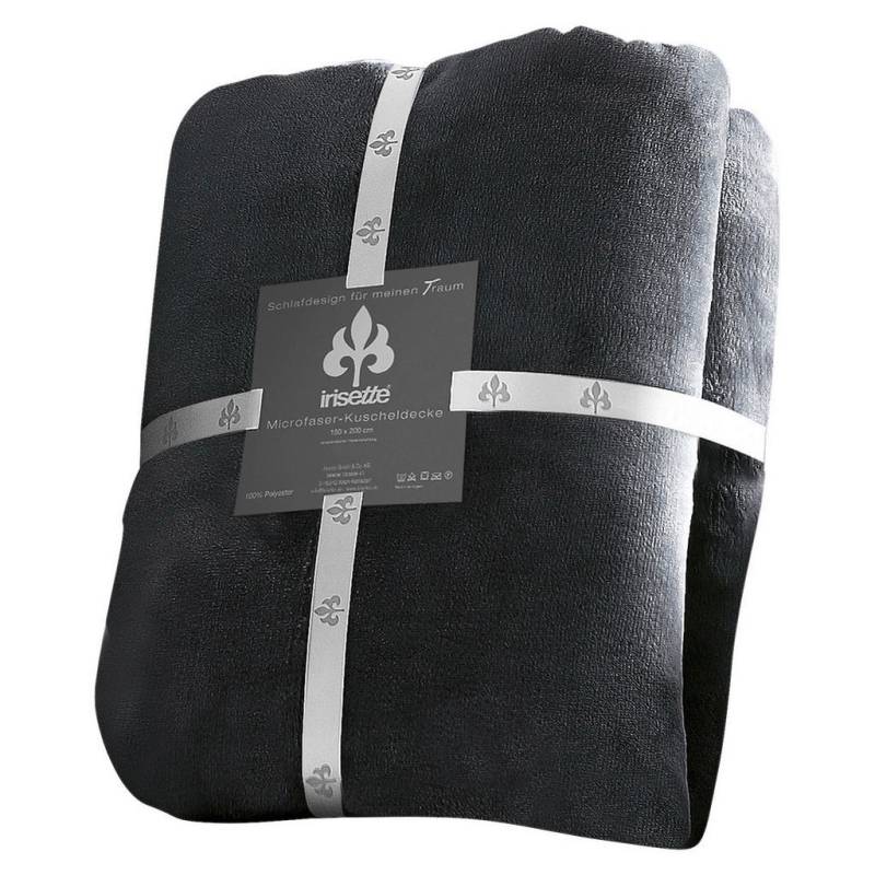 XXXL KUSCHELDECKE Anthrazit