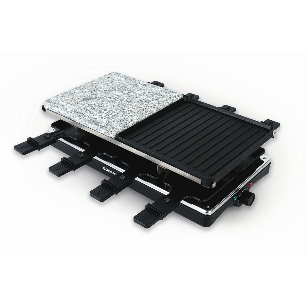GOURMETMAXX RACLETTE-GRILL Grau, Schwarz, Silber GOURMETMAXX RACLETTE-GRILL Grau, Schwarz, Silber