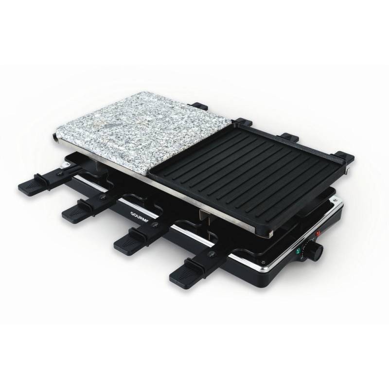 GOURMETMAXX RACLETTE-GRILL Grau, Schwarz, Silber GOURMETMAXX RACLETTE-GRILL Grau, Schwarz, Silber