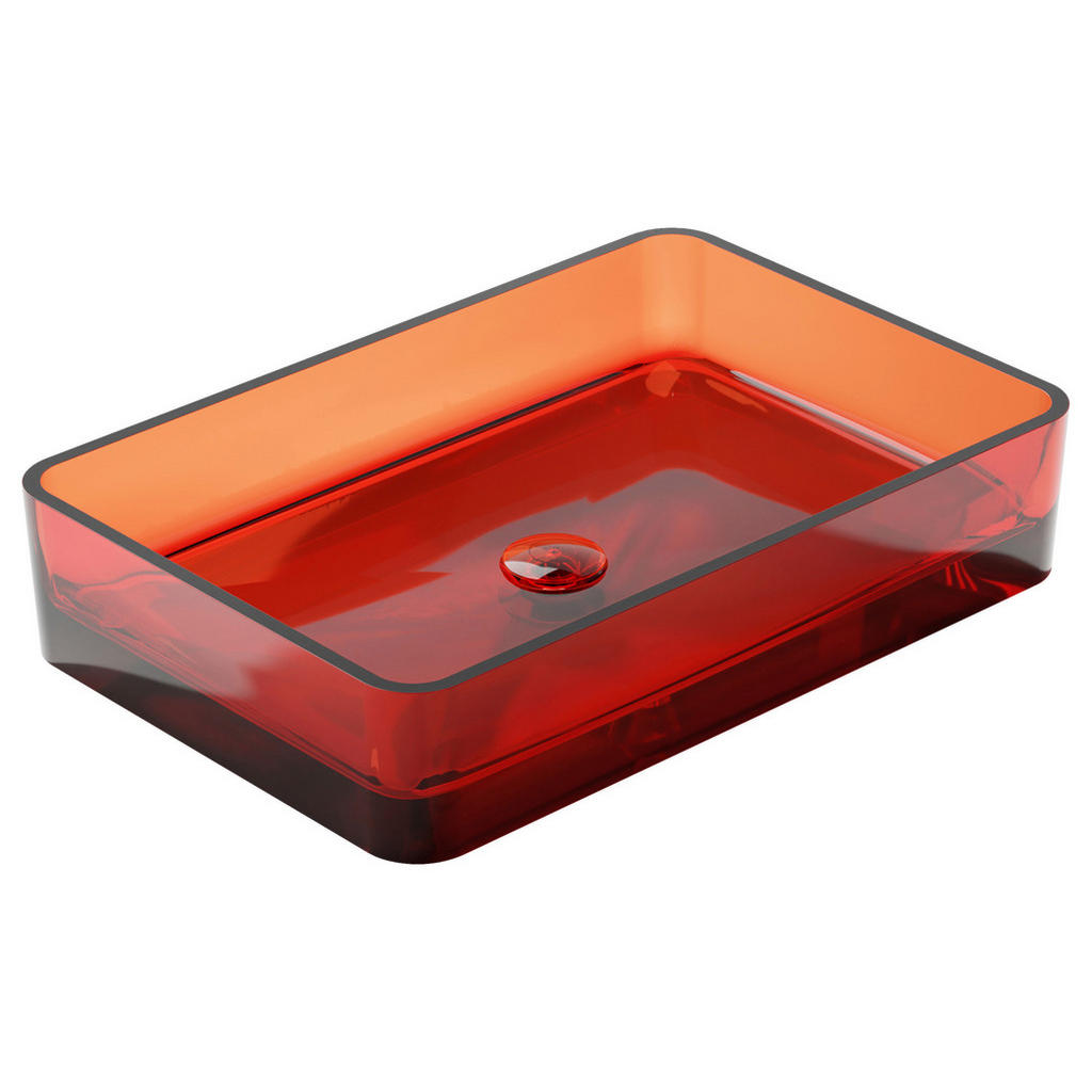 XXXL WASCHBECKEN Rot