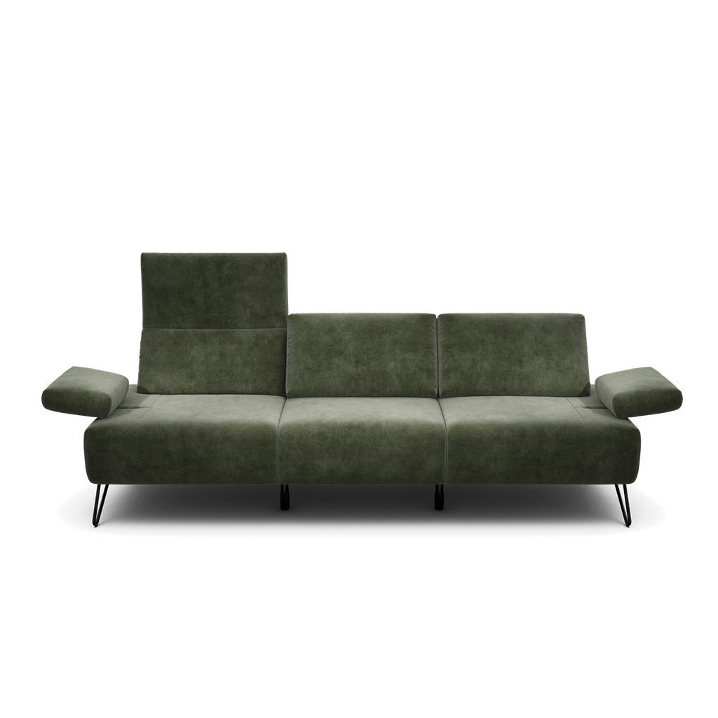 SENSOO 3-SITZER-SOFA Waldgrün