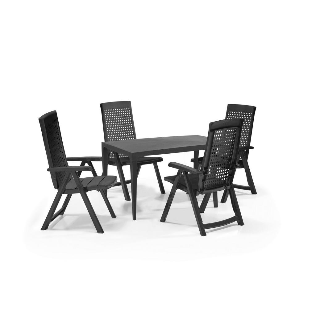 XXXLutz DINING-LOUNGESET Anthrazit