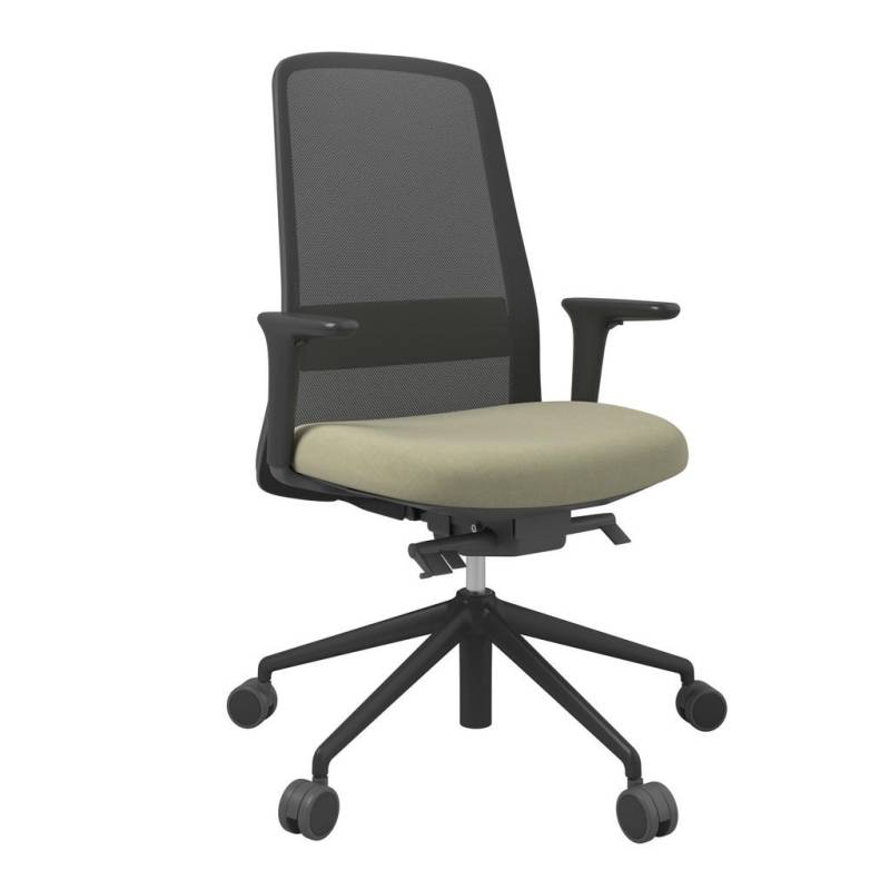 XXXL DREHSTUHL Schwarz, Pastellgrün