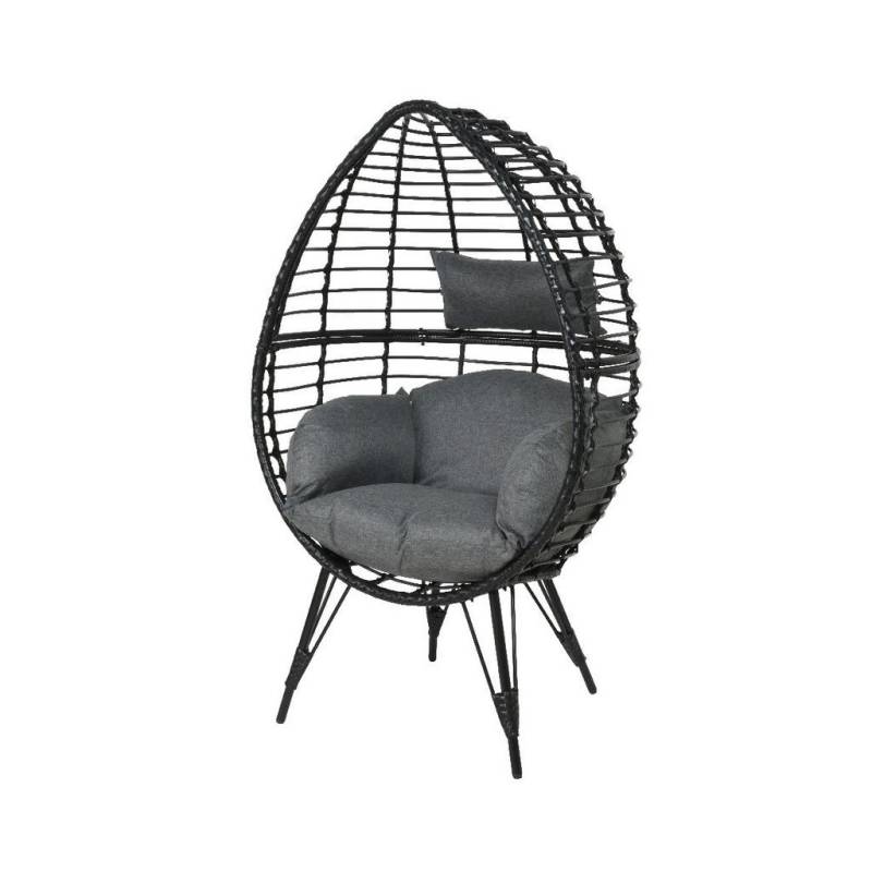 XXXL GARTEN-RELAXSESSEL Schwarz