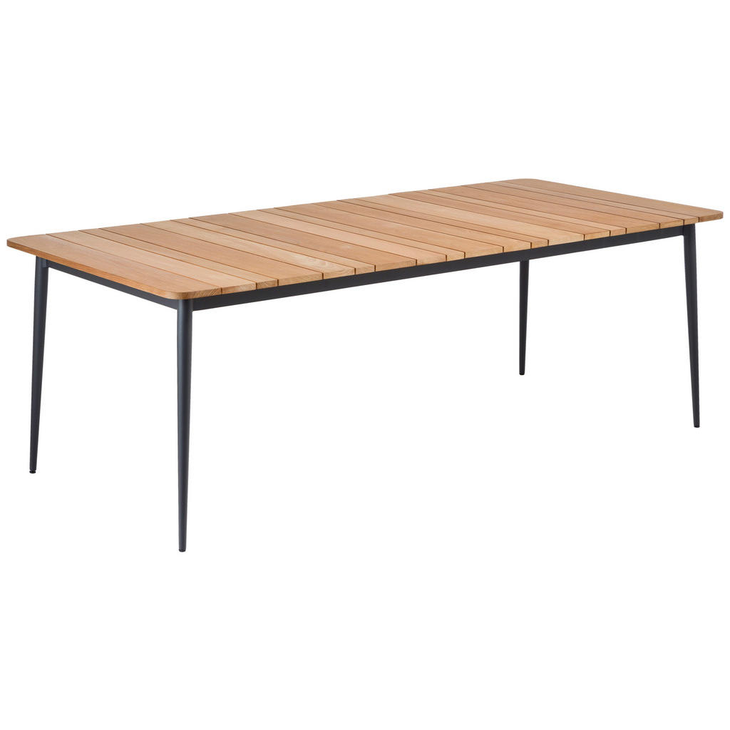 XXXL GARTENTISCH Anthrazit, Teak XXXL GARTENTISCH Anthrazit, Teak