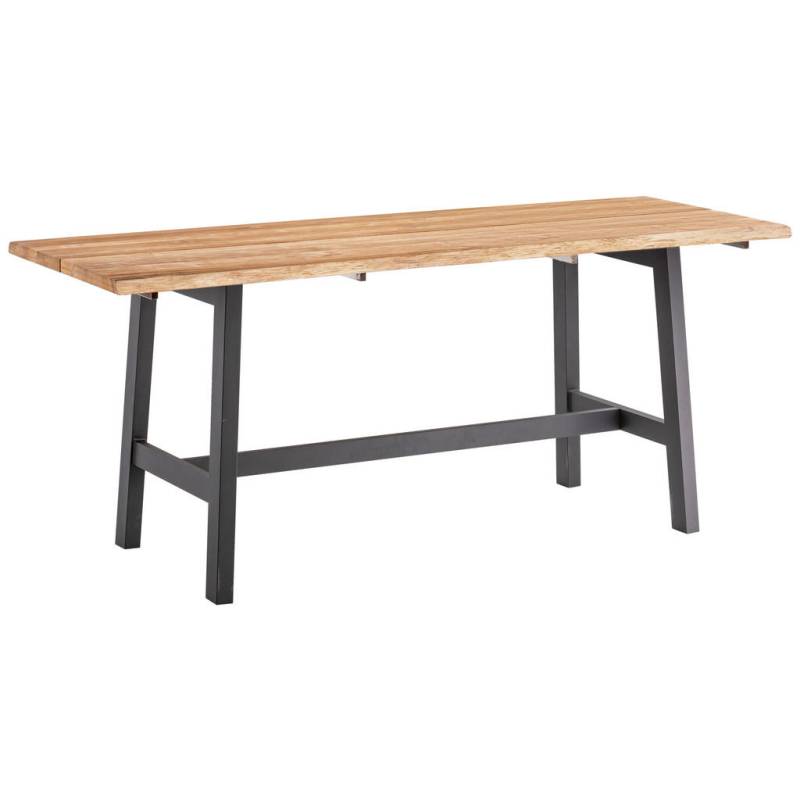 XXXL GARTENTISCH Anthrazit, Teak