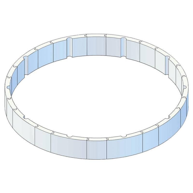 XXXL POOL-ISOLATIONSSET Weiß