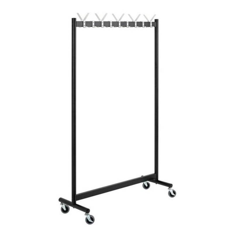 XXXL ROLLGARDEROBE Schwarz, Alu