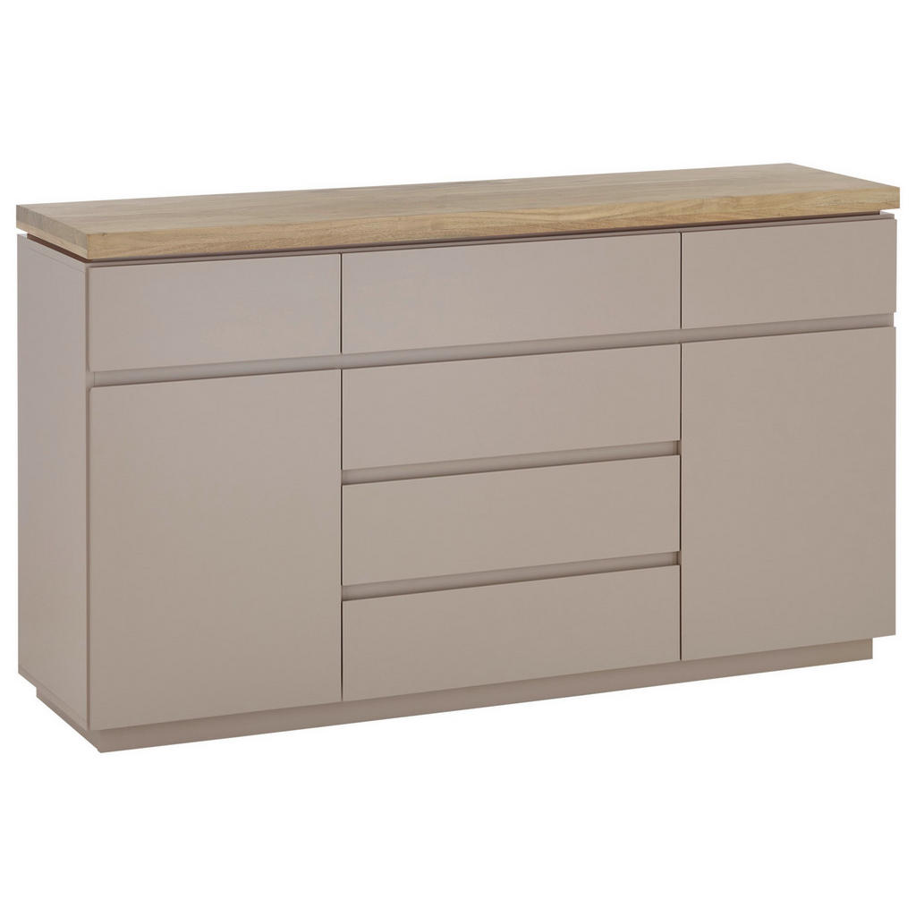 XXXLutz SIDEBOARD Grau, Natur