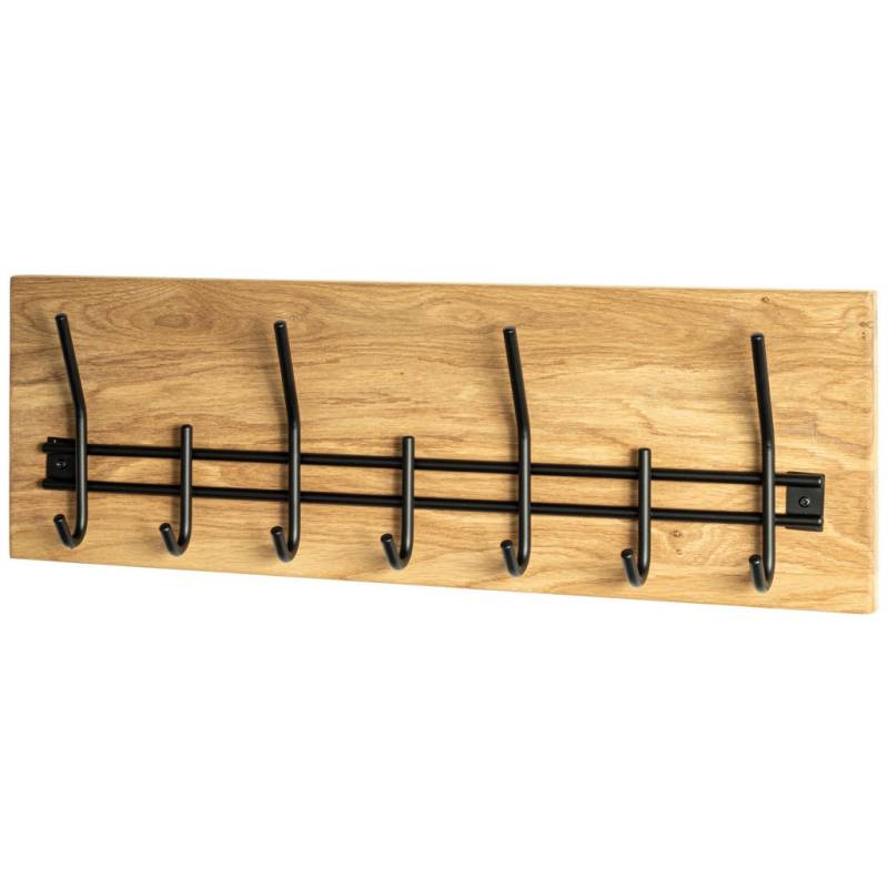 XXXL WANDGARDEROBE Schwarz, Eiche