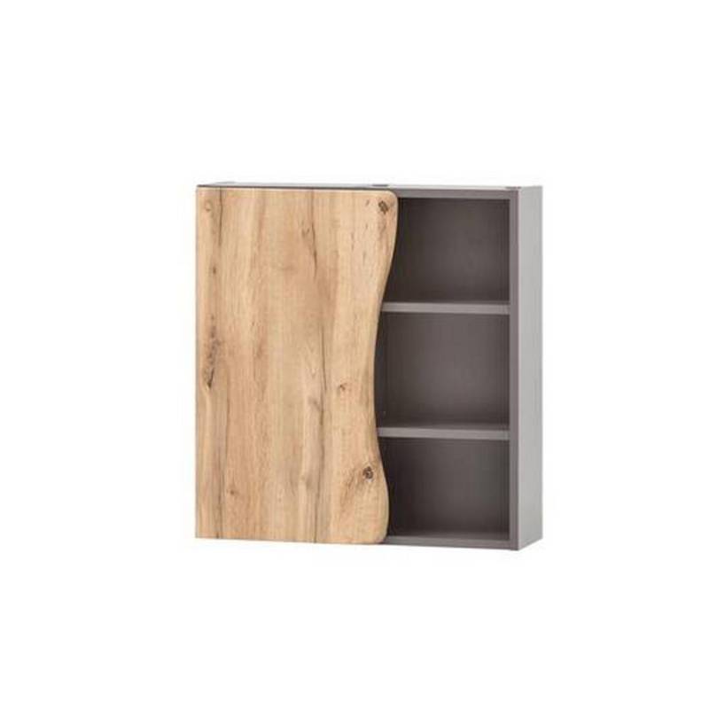 Xora HÄNGESCHRANK Grau, Eiche Wotan