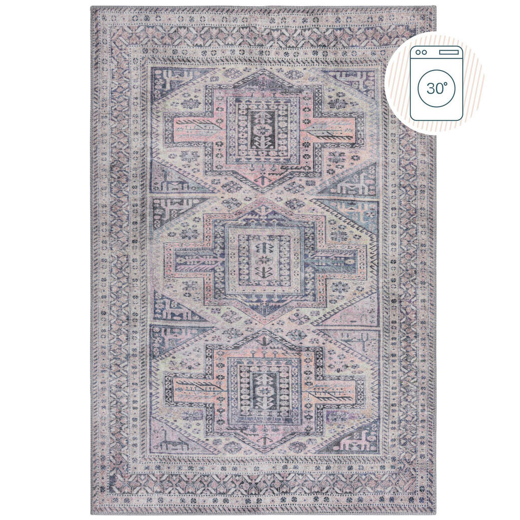 Xora Webteppich, Rosa, Textil, Vintage, rechteckig, 190x290 cm, Reach, AZO-frei, Bsci, Oeko-Tex® Standard 100, für Fußbodenheizung geeignet, Teppiche & Böden, Teppiche, Webteppiche Xora Webteppich, Rosa, Textil, Vintage, rechteckig, 190x290 cm, Reach, AZO-frei, Bsci, Oeko-Tex® Standard 100, für Fußbodenheizung geeignet, Teppiche & Böden, Teppiche, Webteppiche von Xora