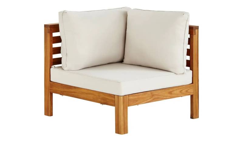Yorkshire Garten-Eckteil  Cape ¦ holzfarben ¦ Maße (cm): B: 77 H: 72 T: 77.0