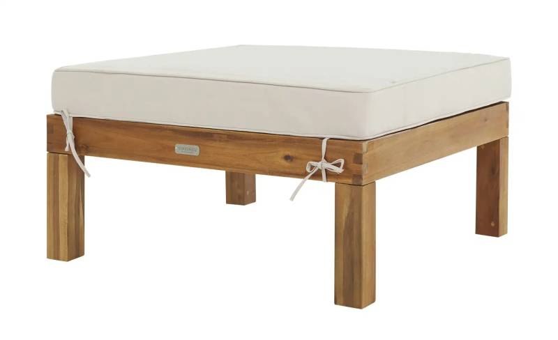 Yorkshire Garten-Hocker  Cape ¦ holzfarben ¦ Maße (cm): B: 77 H: 30,5 T: 77.0