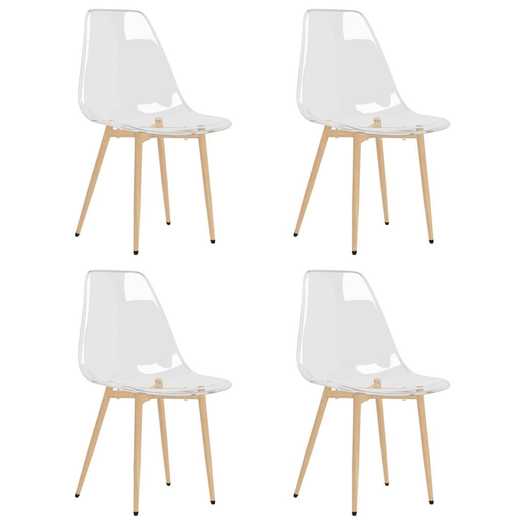 ZMH Esszimmerstühle, Transparent, Metall, 46x84x52 cm, Esszimmer, Stühle, Esszimmerstühle, Vierfußstühle ZMH Esszimmerstühle, Transparent, Metall, 46x84x52 cm, Esszimmer, Stühle, Esszimmerstühle, Vierfußstühle von ZMH