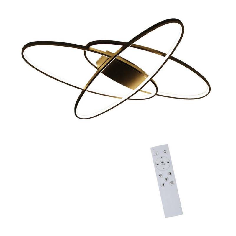 ZMH LED-DECKENLEUCHTE Schwarz