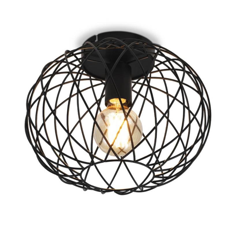 ZMH LED-DECKENLEUCHTE Schwarz