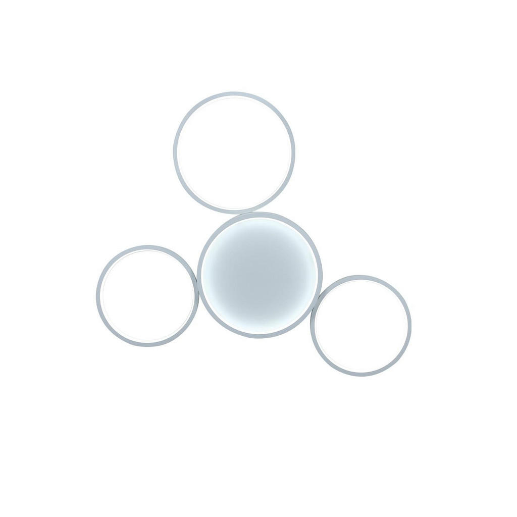 ZMH Led-Deckenleuchte, Weiß, Metall, Mode, Oval, G, 46.5x6.3x61.5 cm, Lampen & Leuchten, LED Beleuchtung, LED-Deckenleuchten von ZMH