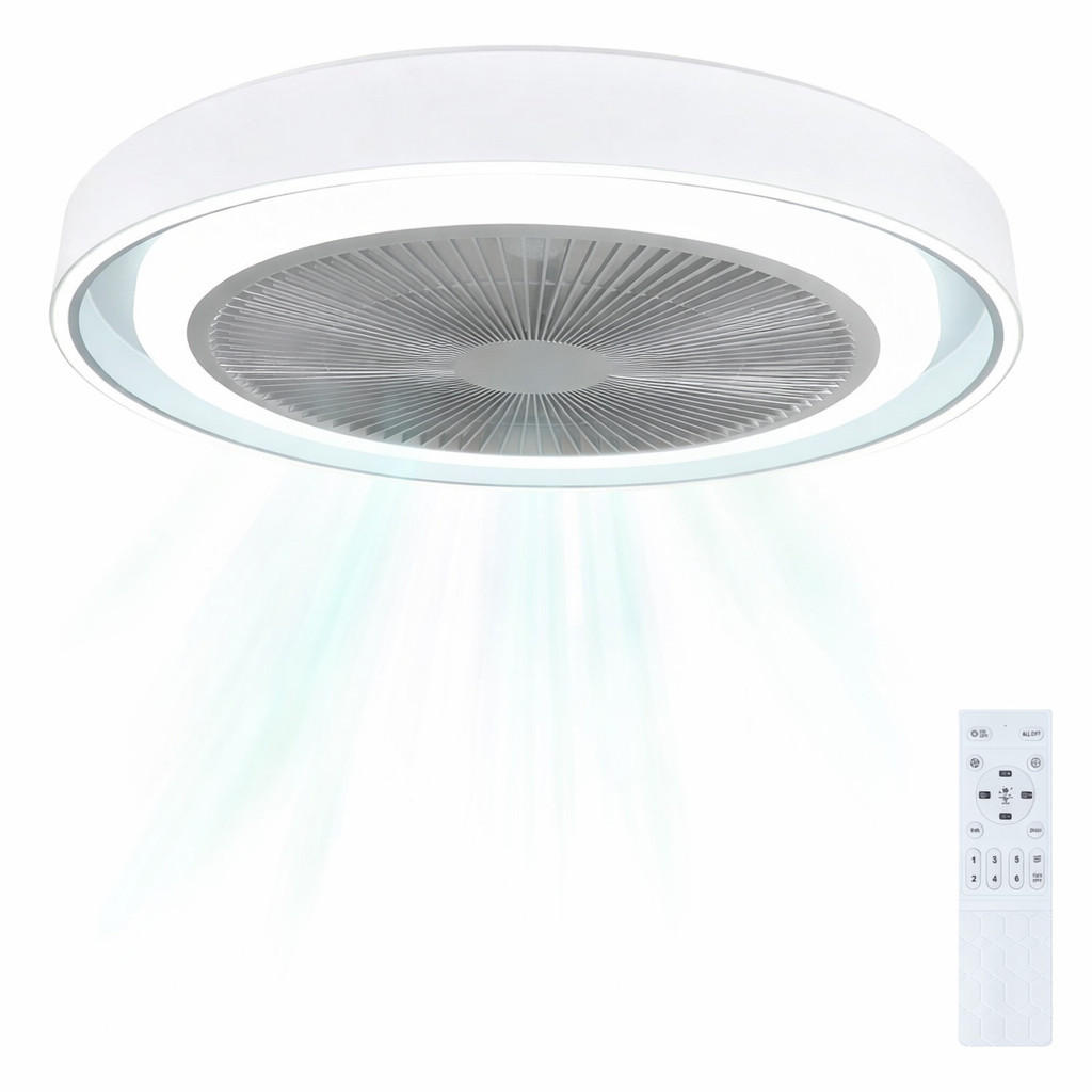 ZMH Led-Deckenleuchte, Weiß, Metall, 50x20.5x50 cm, Lampen & Leuchten, LED Beleuchtung, LED-Deckenleuchten von ZMH