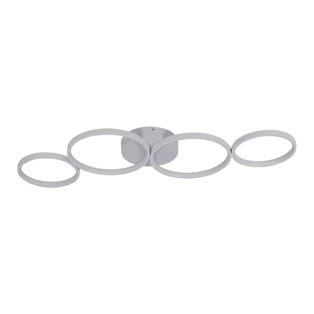 ZMH Led-Deckenleuchte, Weiß, Metall, Mode, Oval, F, 31x6x52 cm, Lampen & Leuchten, LED Beleuchtung, LED-Deckenleuchten von ZMH
