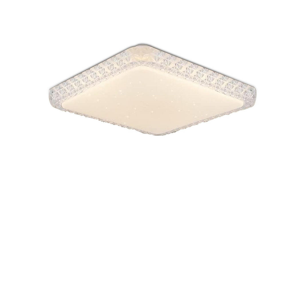 ZMH Led-Deckenleuchte, Weiß, Kunststoff, 30x5.5x30 cm, Lampen & Leuchten, Innenbeleuchtung, Deckenleuchten von ZMH