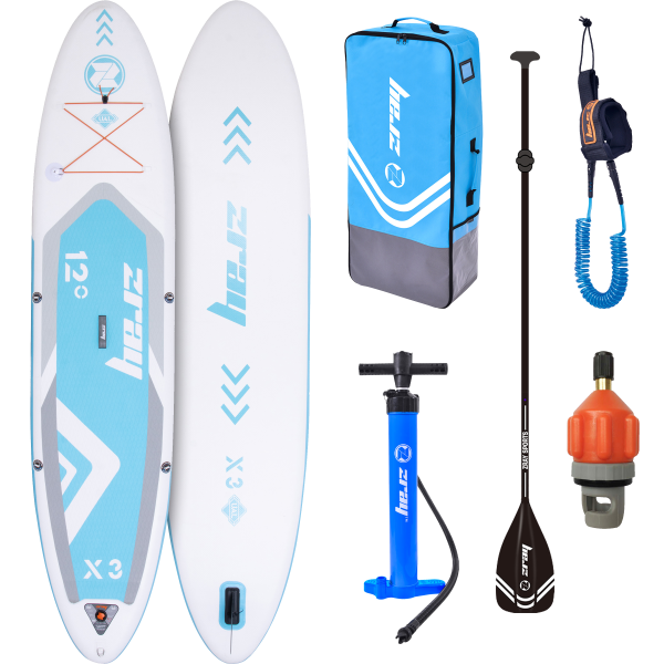 ZRAY SUP X3 Stand Up Paddle Board Komplettset blau 365x81x15 cm