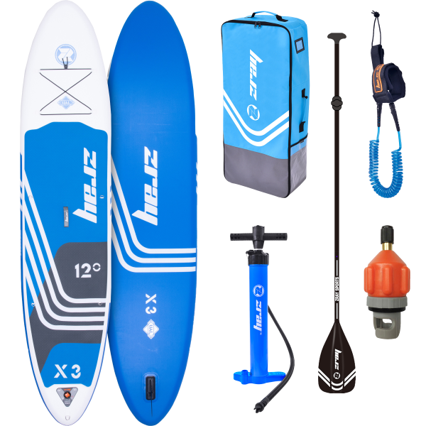 ZRAY SUP All Around Advanced X3 Stand Up Paddle Board 365x81x15 cm Komplettset dunkelblau ZRAY SUP All Around Advanced X3 Stand Up Paddle Board 365x81x15 cm Komplettset dunkelblau