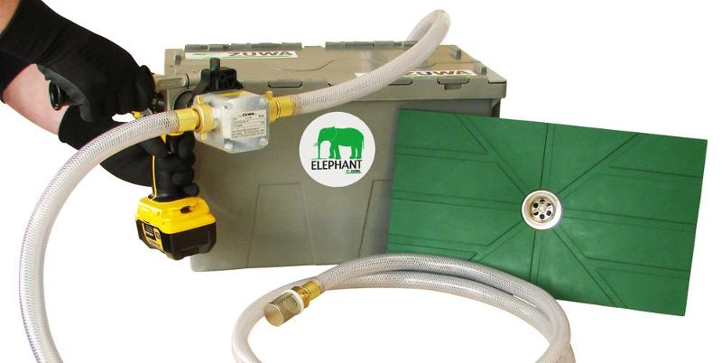 ZUWA Absaug-Set ELEPHANT mit Flachsaugmatte; mit Impellerpumpe UNISTAR 2001-B - 1101511 von Zuwa