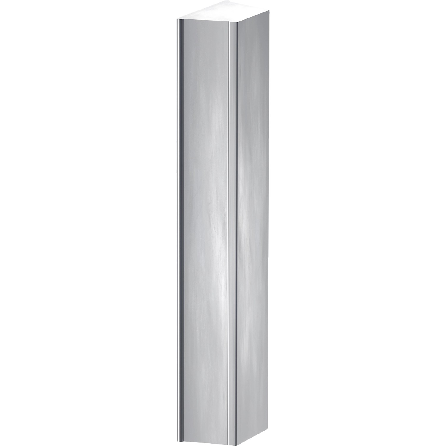 ZacAlu Nutenstein-Vollmaterial für Aluminium-Zaunpfosten 7,3 cm x 7,3 cm von -