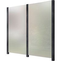 STAKET PRO Zaun, Glaszaun, Gesamtlänge: 2,29 m, 3 Pfosten STAKET PRO Zaun, Glaszaun, Gesamtlänge: 2,29 m, 3 Pfosten von Staket Pro