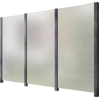 STAKET PRO Zaun, Glaszaun, Gesamtlänge: 3,284 m, 4 Pfosten STAKET PRO Zaun, Glaszaun, Gesamtlänge: 3,284 m, 4 Pfosten von Staket Pro