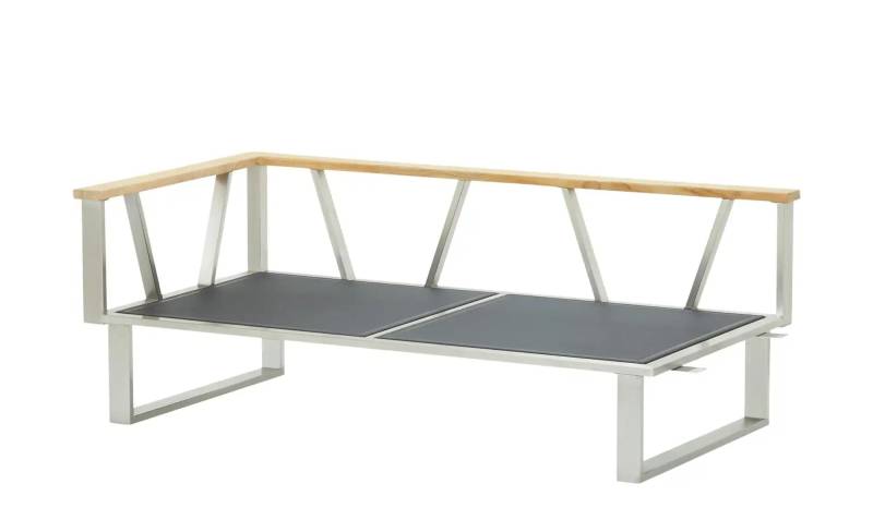 Zebra 2-Sitzer Sofa Armlehne links  Belvedere ¦ grau ¦ Maße (cm): B: 156 H: 75 T: 82.5 Garten > Gartenmöbel nach Materialien > Metall-Gartenmöbel - Höffner