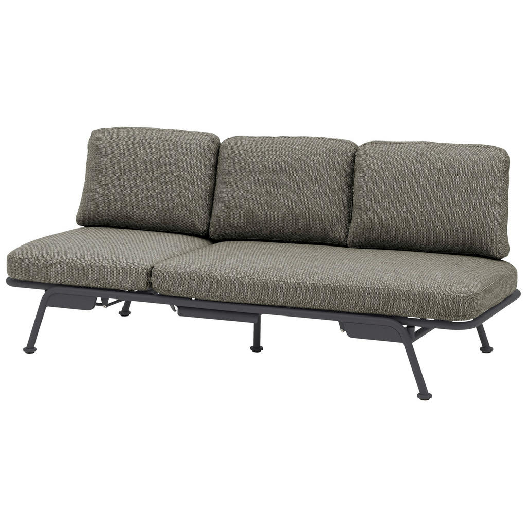 Zebra Gartenbank Somerset, Graphit, Metall, Textil, 3-Sitzer, Füllung: Schaumstoff, 198x78x81 cm, Abstellfläche, mit Rückenlehne, Gartenmöbel, Gartenbänke Zebra Gartenbank Somerset, Graphit, Metall, Textil, 3-Sitzer, Füllung: Schaumstoff, 198x78x81 cm, Abstellfläche, mit Rückenlehne, Gartenmöbel, Gartenbänke von Zebra