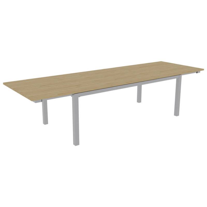 Zebra GARTENTISCH Edelstahl, Teak