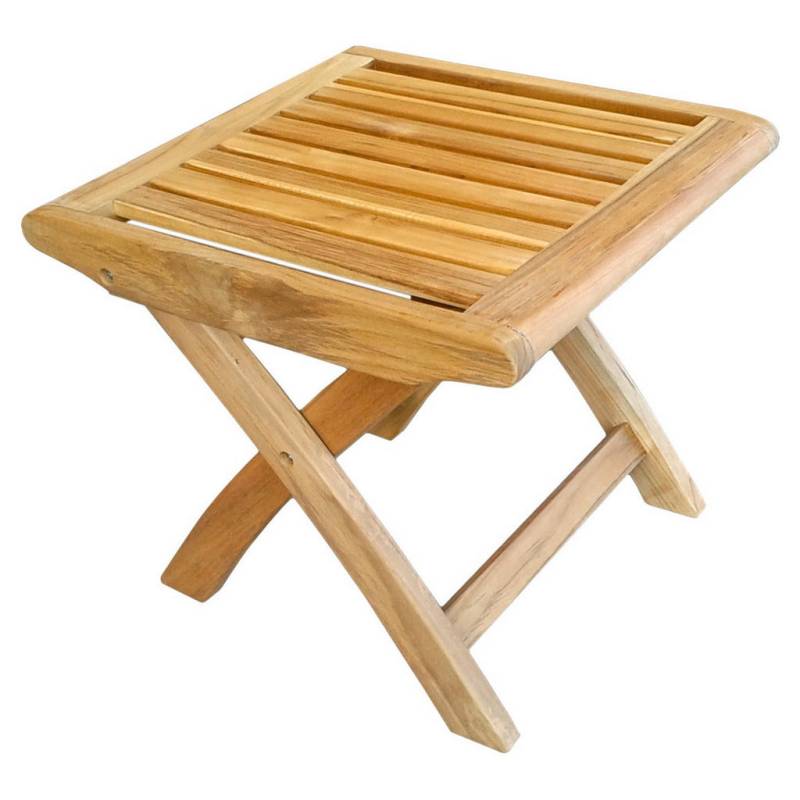 Zebra GARTENHOCKER Teak