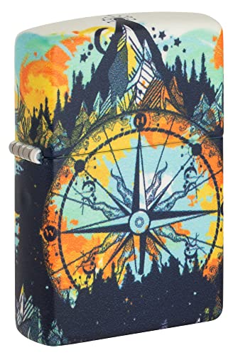 Zippo Compass Mountain Design 540 Farben, leuchtet im Dunkeln von Zippo