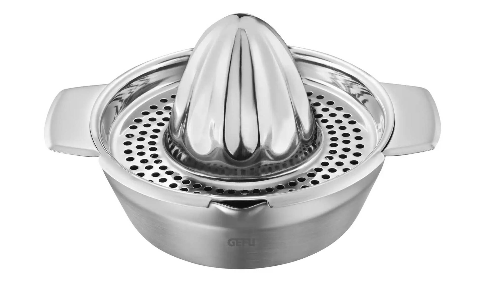 Gefu Zitruspresse  LEMON ¦ silber ¦ Edelstahl ¦ Maße (cm): B: 13,7 H: 10,5 Küchenzubehör & Helfer > Küchenhelfer - Möbel Kraft