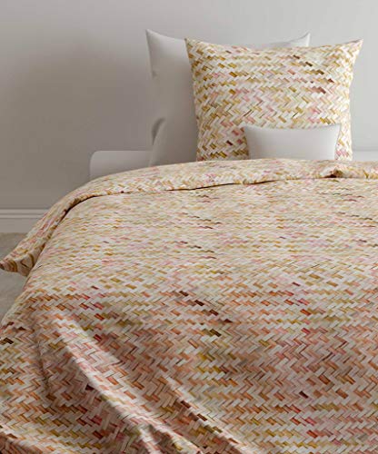 Zo.Home Laurie Duvet Cover, 100% Cotton Satin, Beige, 200 x 220 Cm, 1.0 Pieces von Zo!Home