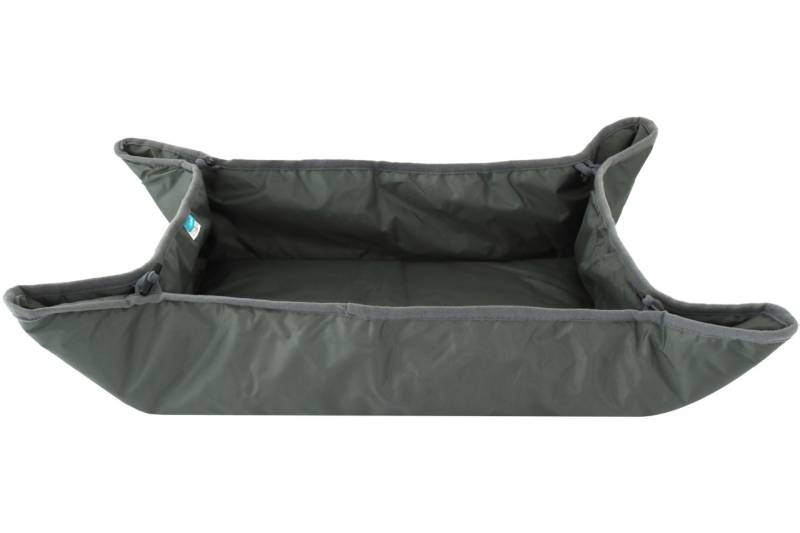 Zooroyal 2in1 Hunde Liegeplatz Körbchen Größe M 63 x 78 x 1 cm Grau-grün