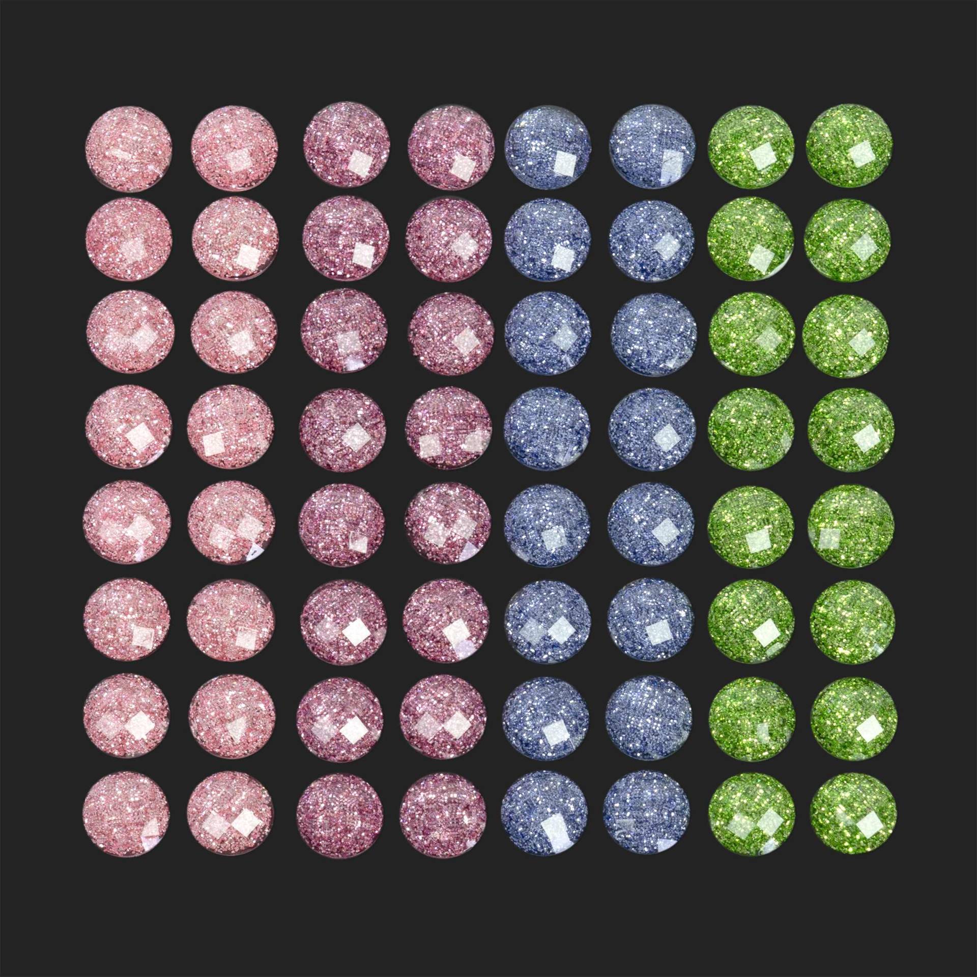 Zubehör 64 x Strasssteine Set - Pastell Schmucksteine selbstklebend Zubehör 64 x Strasssteine Set - Pastell Schmucksteine selbstklebend