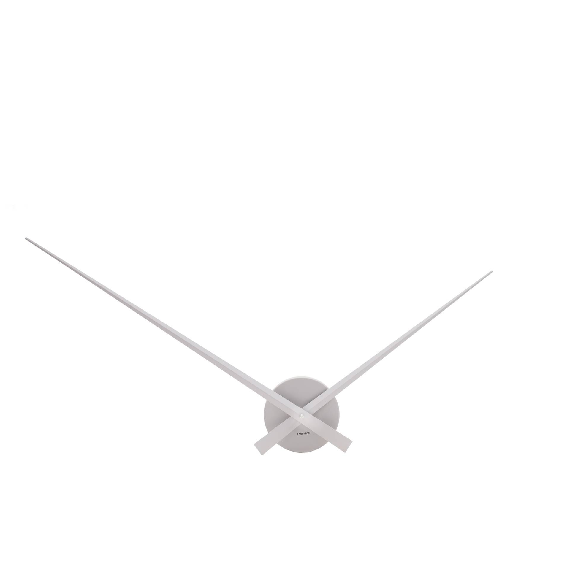 Zubehör Wanduhr Karlsson Little Big Time XXL silber