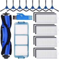 Zubehör für Eufy RoboVac 11S RoboVac 30 RoboVac 30C RoboVac 15C,15T, 12, 35C Staubsauger Ersatzteile 1 Rollbürste 8 Hepa-Filter 8 Seitenbürsten 1 von EUFY