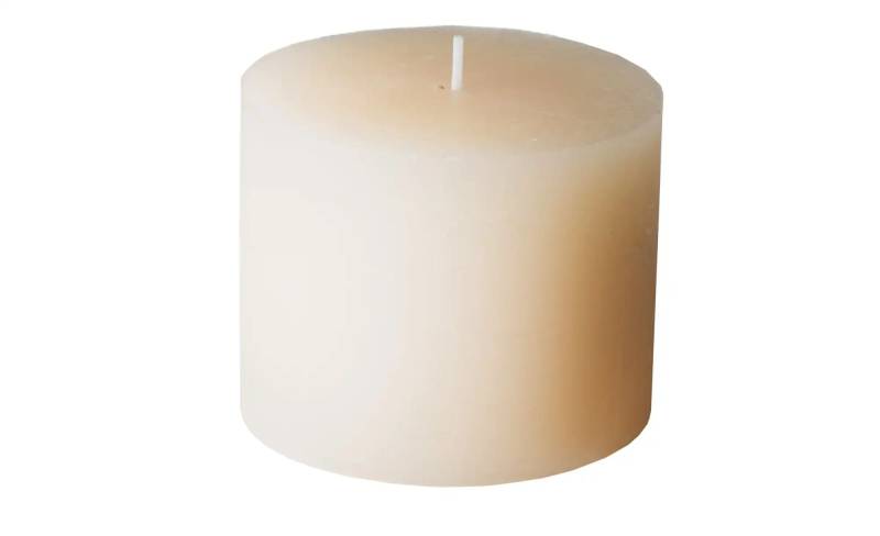 Zylinderkerze  Rusti ¦ creme ¦ Wachs ¦ Maße (cm): H: 8  Ø: 10 Accessoires > Kerzen & Kerzenständer - Höffner