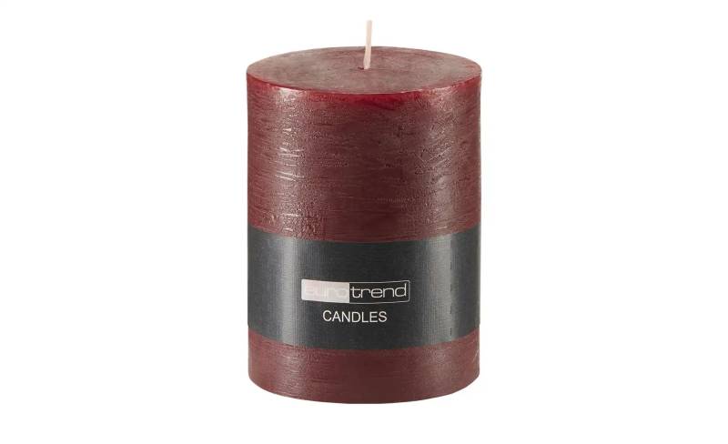 Zylinderkerze  Rusti ¦ rot ¦ Wachs ¦ Maße (cm): H: 13  Ø: 10 Accessoires > Kerzen & Kerzenständer - Höffner