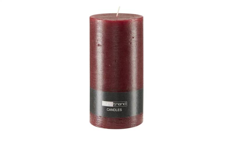 Zylinderkerze   Rusti ¦ rot ¦ Wachs ¦ Maße (cm): H: 19  Ø: 10 Accessoires > Kerzen & Kerzenständer - Höffner
