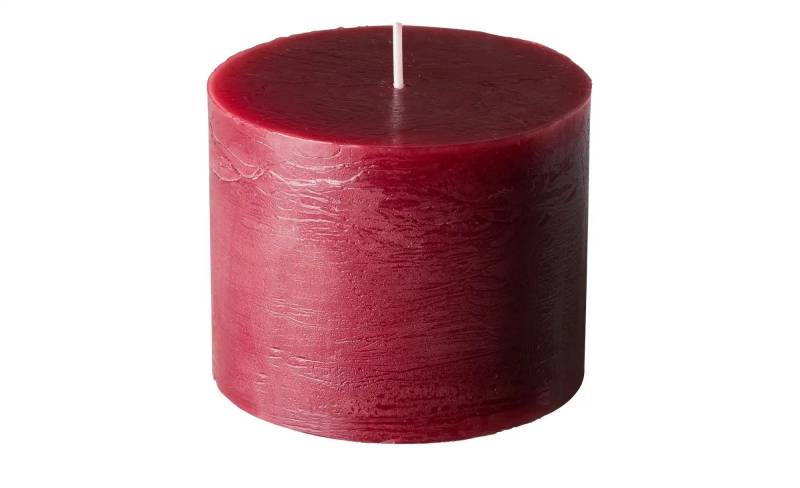 Zylinderkerze   Rusti ¦ rot ¦ Wachs ¦ Maße (cm): H: 8  Ø: 10 Accessoires > Kerzen & Kerzenständer - Höffner